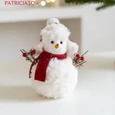 PATRICIA1OW Boneca De Boneco De Neve De Natal , Brinquedo De Pelúcia Macio De Desenho Animado , Decorações De Feliz Para