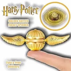 Fidget Spinner - Harry Potter Quidditch Golden Snitch Inspired Design Toy