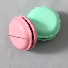 Máquina De Sucção De Agulhas Caixa Imã Macaron Moedor Cor Ferramenta De Costura De Ponto Cruz De Tecido