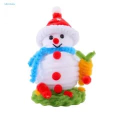 Boneco De Neve Para Limpeza De Cachimbo , Mini Estatueta Fofa De O Natal , Material De Pelúcia Macio E Durável , Decoraç