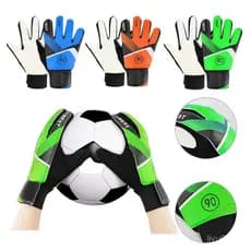 Luvas de Goleiro de Futebol Infantil Antiderrapantes/Respiráveis/Resistentes ao Desgaste/Luvas de Goleiro