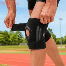 Joelheiras XINLEEN , Esportivas De Alta Elasticidade Para Cobertura De Perna , Suporte De Joelho Esportivo Confortável C