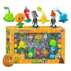 Novas Plantas Versus Brinquedos Infantis zombies 8 + 2 Zumbis Batalham Conjunto De 10 Peças