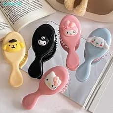 [BLU] Sanrio Hello Kitty Cartoon Cute Comb Anime Kawaii Melody Air Cushion Pente De Massagem Portátil Mini Kt Cat Girl T