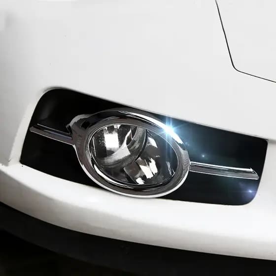 1 Par Cromado Frente Nevoeiro Lâmpada Luz Capa Guarnição Para Cruze 2009-201