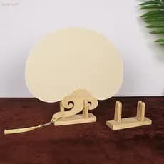Suporte De Exibição De Ventilador Dobrável Chinês Estilo Antigo Bambu Adequado Para Decorações De Casa