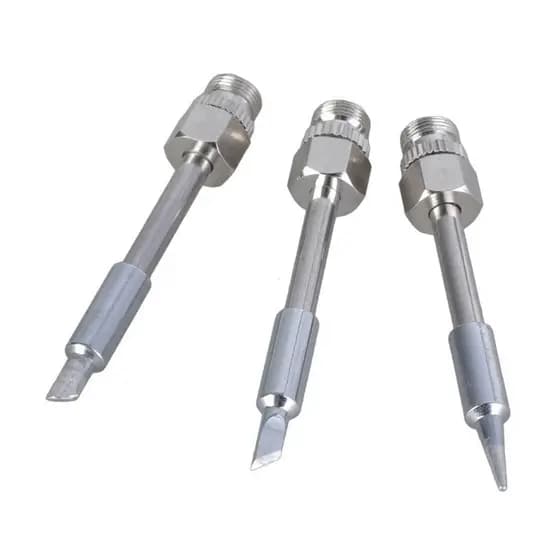 Estone 3 Pçs Cabeça De Solda Ferramenta Marca Ferro 510 Interface Pontas De Dicas De Soldagem USB Ponta S