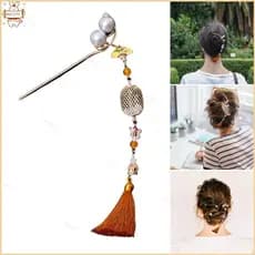 Acessório de Cabelo Tradicional Chinês Borboleta Chinesa com Franjas Elegantes 1IBL