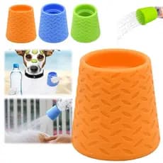 Chuveiro para animais de estimação, produtos de limpeza, frasco universal, para cães, pulverizador de silicone NV7Y