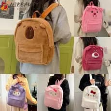 Mochila escolar MIBEAUTY, pelúcia Hello Kitty, Kokomoro, Sanrio, Loppi, brinquedos Kapivara SUOY
