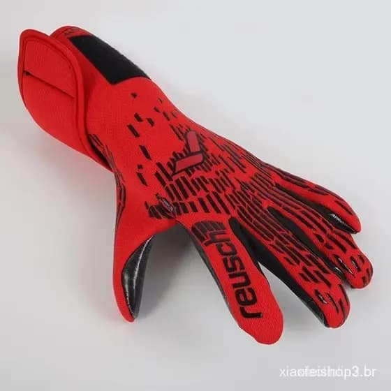Novo estilo luvas de goleiro látex de alto valor antiderrapante respirável luvas de goleiro profissional Gra