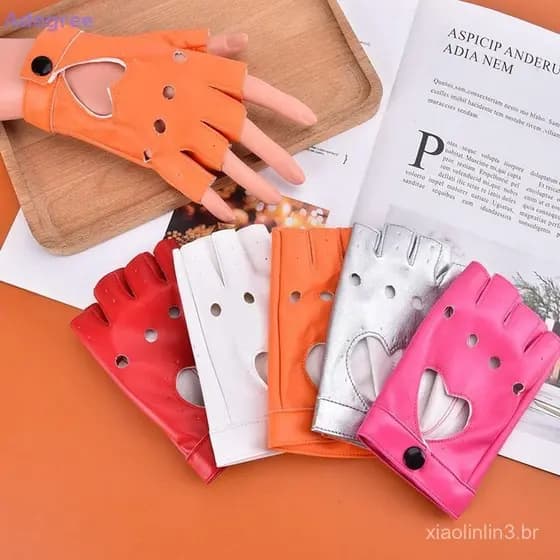 Adegree Luvas De Couro Com Cinco Dedos Para Mulheres , Dirigir , Mostrar Pole , Dança , Novas