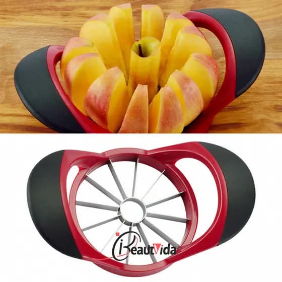 1 Peça Fatiador De Maçã , Cortador De Frutas De Aço Inoxidável , Faca Super Afiada , Ferramentas De Cozinha Multifuncion
