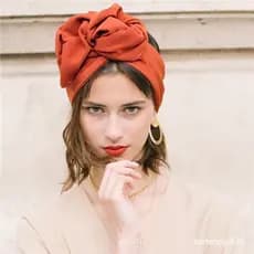 1 Pc Francês Vintage Capuz Chapéu Moda Feminina Bandana Lenço Feminino Gorro