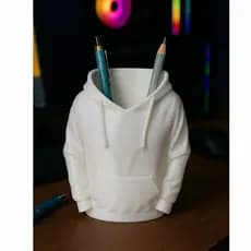 🖊️ Porta-Lápis Criativo em Formato de Moletom – Feito em Impressão 3D
