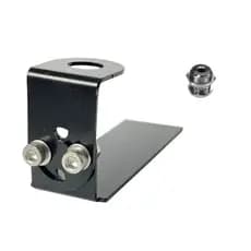 Parafuso de Antena para Expositor + Suporte Articulado Preto Adaptação Aço Carbono