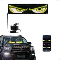 Tela Led Flexível 37x09cm Imagens Textos 16x64 Leds 40w App