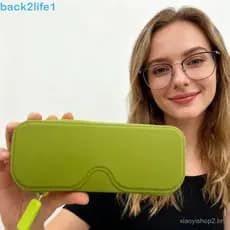Bolsa De Armazenamento De Óculos De Silicone BACK2LIFE1 , Estojo Anti-Queda À Prova D'água , Grande Capacidade