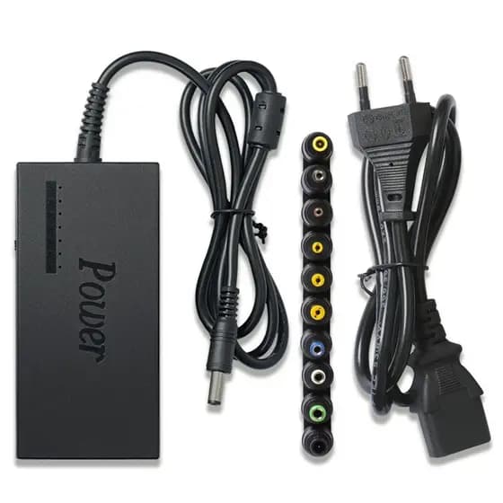 Fonte Carregador Universal Notebook Laptop computador 12v a 24v 10 Plug Compatível com 110V e 220V