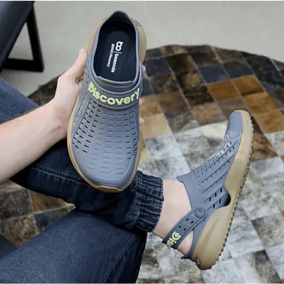 Sandália Babuche Masculina Flow Discovery Boa Onda c/Alça Diversas Cores Confortável Respirável Envio 24HRS