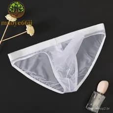 MAOYE66 Cuecas De Nariz De Elefante , Shorts Masculinos De Malha Convexa Em U , Transparentes De Secagem Rápida