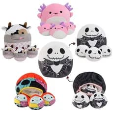 Brinquedo De Pelúcia Squishmallows Axolotl Vaca Recheada Boneca Animal Squishmallow Macia Almofada Para Crianças Present