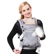 Mochila porta-bebê adequada para 0-36 meses, design ergonômico