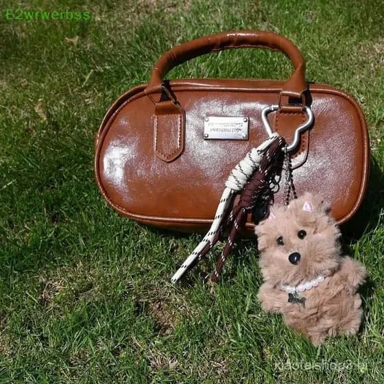 [E2wrwerbss] Chaveiro De Pelúcia Fofo West Highlands Cachorrinho De Desenho Animado Casal Chaveiros De Carro Joias Prese