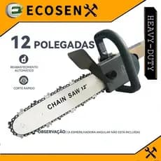 12 " Kit Completo M10 Motosserra Adaptador Esmerilhadeira Lixadeira eletrosserra
