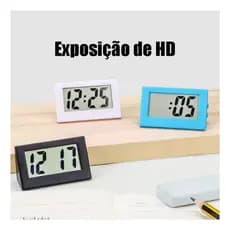 Mini Relógio De Mesa Eletrônico Silencioso