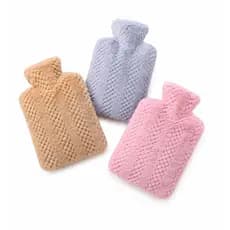 Bolsa Térmica Compressa Água Quente 2 Litros com Capa Pelúcia Macia
