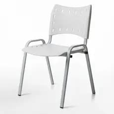 Cadeira ISO branca - Cadeiras para escritórios, clinicas, escolas, igrejas, recepções