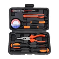 Conjunto de 9 peças de ferramentas para uso doméstico e reparos manuais