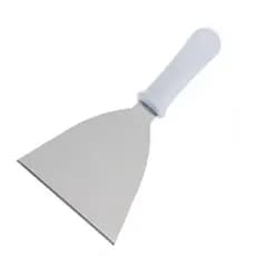 KIT 2 ESPATULA RETA 10CM CHAPEIRA HAMBUGUERIA ACO INOX