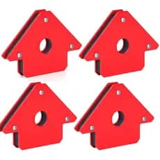 KIT 4 ESQUADRO MAGNETICO SOLDA 12 KG SOLDADOR SERRALHEIRO