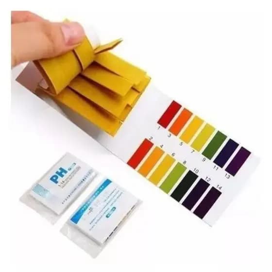 Kit 4 Fitas Tira Medir PH 1-14 Alta Precisao Com 80