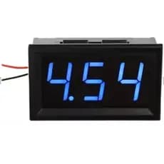 VOLTIMETRO DIGITAL DC 4,5V-32V AZUL