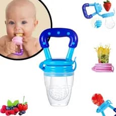 Chupeta Alimentadora Mordedor De Silicone Porta Fruta  Bebê