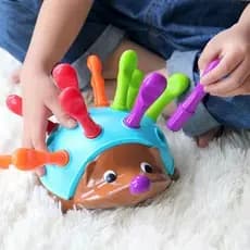 Brinquedos Montessori para Bebês  Tatu Desenvolvimento de Habilidades Motoras e Sensoriais Presente de Natal