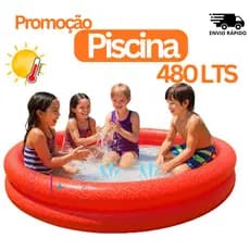 Piscina Inflável Para Criança  480 L Espaçosa  Para Brincar Grande Bestway