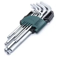 Jogo Chave Allen Abaulada Extra Longa 1,5 A 10mm Sata 09pç