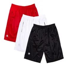 3 Bermuda Short Dry Fit Refletivo Com Zíper Masculina Casual- Treino- Esportes- Exercícios- Corrida