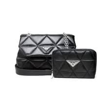 Bolsa Feminina Diamante + Carteira Bordada Skybag em Courino MP