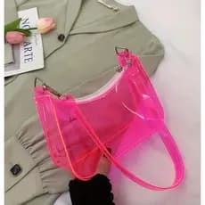 Bolsa de Ombro Elegancy Transparente Leve e Super Estilosa MP