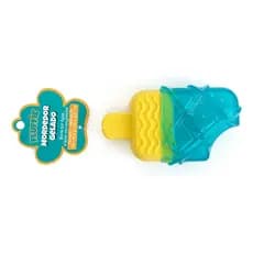 Mordedor Gelado Picolé Para Cachorro Fluffie | Brinquedo Pet Congelável Alívio Dentição e Ansiedade