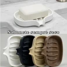 Saboneteira Premium (30 cores disponíveis) Com Bico De Drenagem Organizador De Pia Para Cozinha Banheiro Lavabo BGG0212