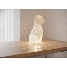 Luminária mesa abajur decoração casa quarto led cachorro fofo pet dog moderno personalizado BGG0111