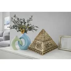 Pirâmide De Quéops Escultura 10cm Pirâmide De Gizé - Egito - Linha luxo personalizada - BGG0187