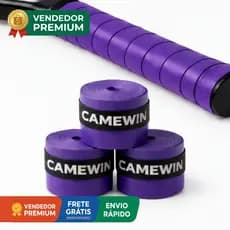 Kit 3 Overgrip Para Raquete Beach Tennis Tênis Grips Colorido Roxo Profissional Esporte Resistente