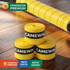 Kit 3 5 ou 10 Overgrip Camewin Raquete Beach Tennis Tênis Padel Liso Antiderrapante Macio 1 Metro